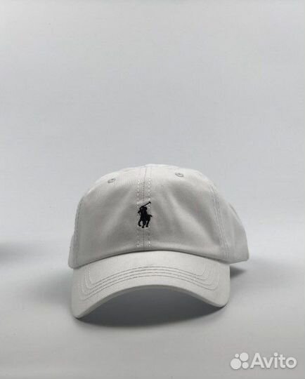 Кепка бейсболка Polo Ralph Lauren белая черная