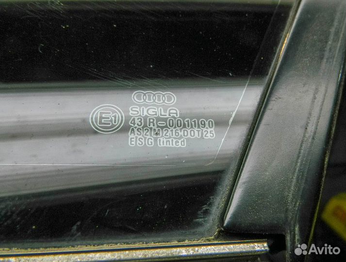 Стекло кузова заднее правое Audi 80 B3