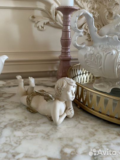 Ваза, ангел интерьерный, шкатулка