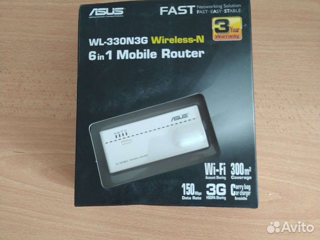 Продам роутер Asus WL-330N3G Wi-Fi 3G