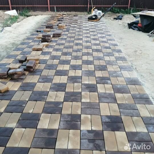 Тротуарная плитка. Укладка под ключ