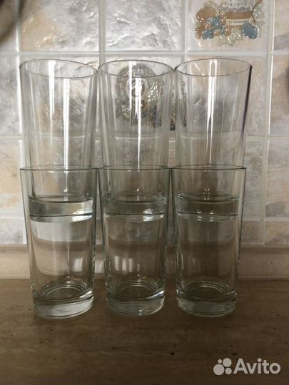 Стаканы 6 шт