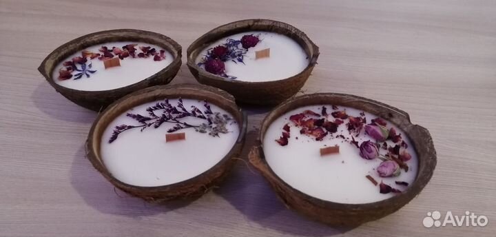 Ароматическая свеча ручной работы