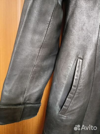 Кожаный плащ