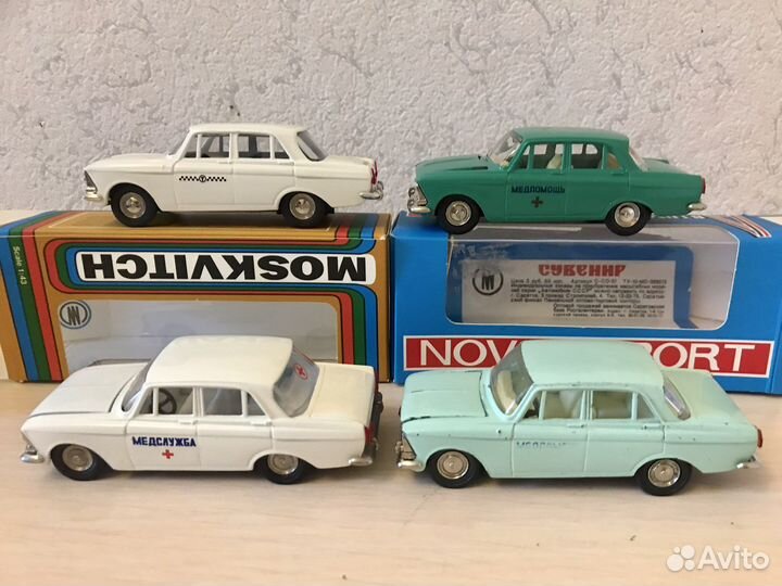 Коллекция модели москвич 412