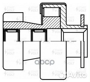 Привод стартера (бендикс) Ford Transit (14) 2