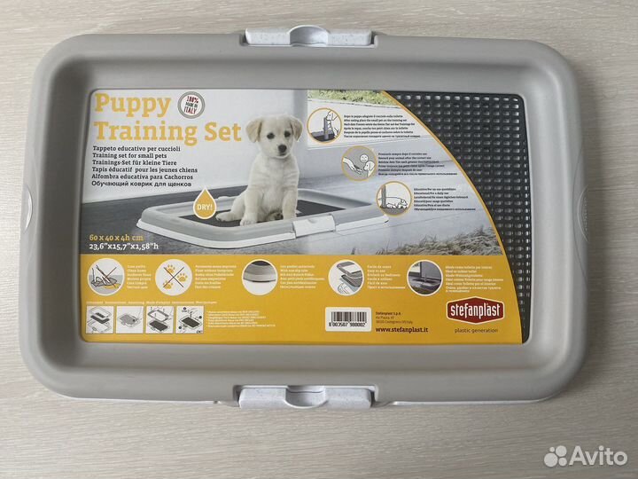 Лоток туалет для собак со столбиком