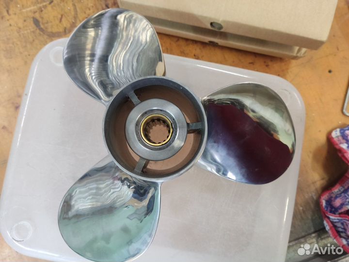 Гребной винт 11х15, 13 шлиц, Yamaha Suzuki Tohatsu