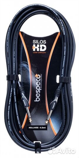 Кабель гитарный Bespeco hdjj450 4.5 m (прямой/прям