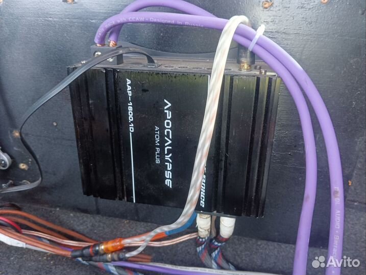 Сабвуфер и усилитель