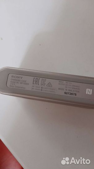 Беспроводные наушники sony BC-WF1000X