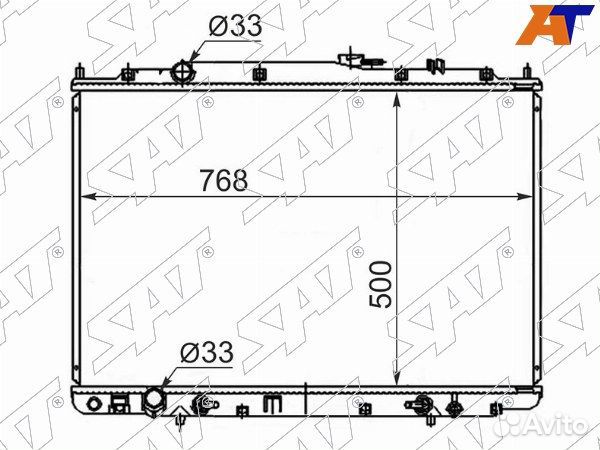 Радиатор Nissan March 02-10 / Note 05-13 / Cube 02