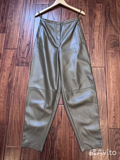12 storeez брюки эко кожа S