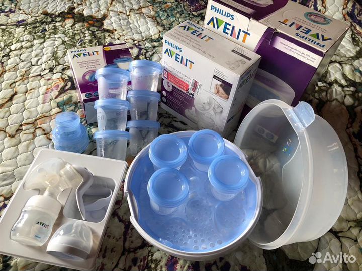 Молокоотсос и стерилизатор Philips Avent