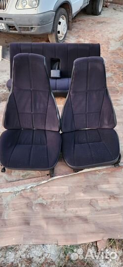 Салон ваз 2107 чёрный велюр