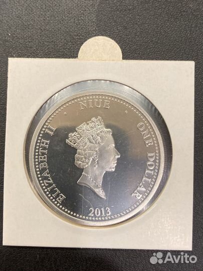 Ниуэ 1 доллар 2013 г. Софора мелколистная