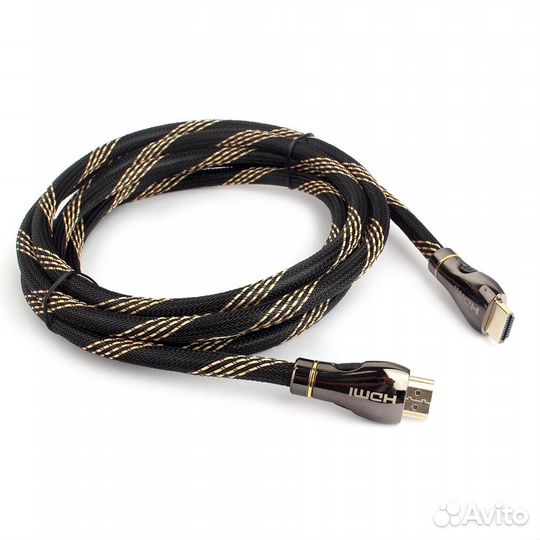 Кабель hdmi 2.1 8K 2,5 м в оплётке