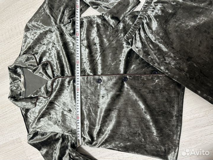 Домашняя пижама из велюра