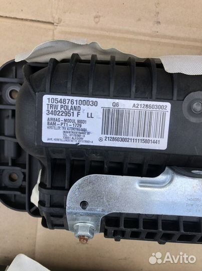 Подушка безопасности поссажира мерседес е212