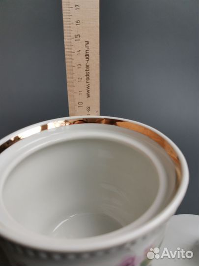 Сахарница большая фарфоровая СССР