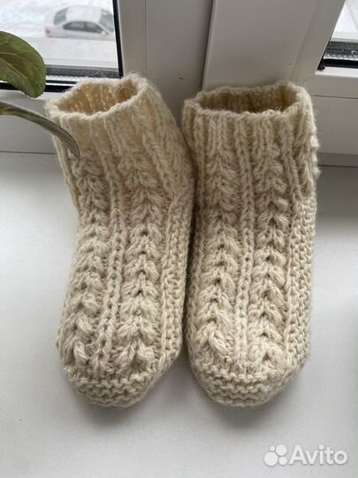 Вязаные носки