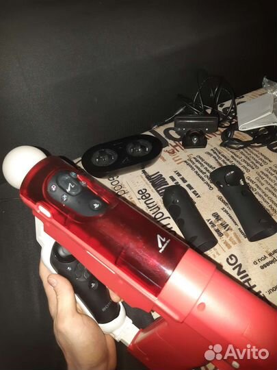 PlayStation move sharp shooter + аксессуары PSmove