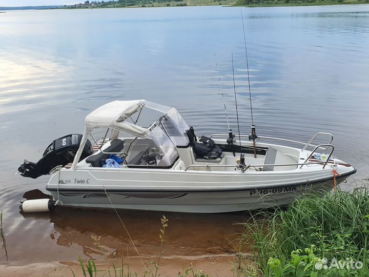 Катер Terhi 475 twinc с мотором Mercury ME 60