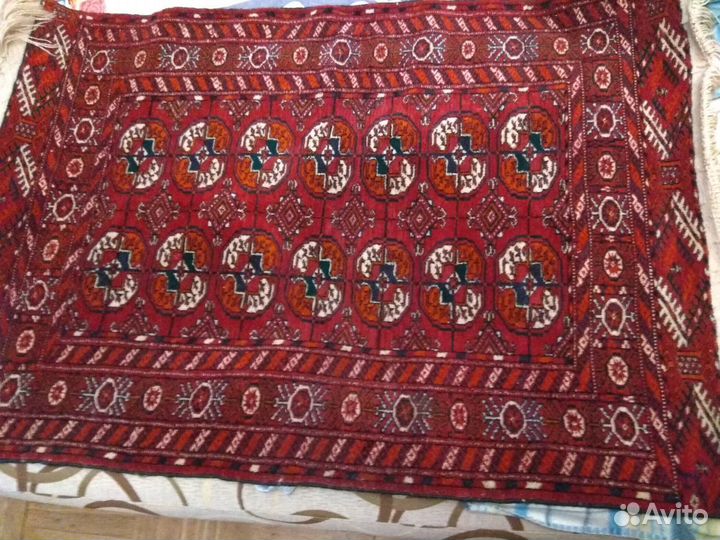 Туркменский антикварный ковер ручной работы