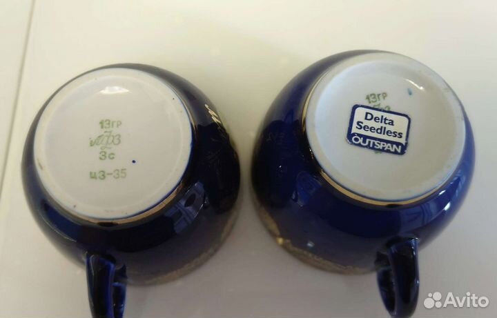 Предметы кобальтового чайного сервиз лфз