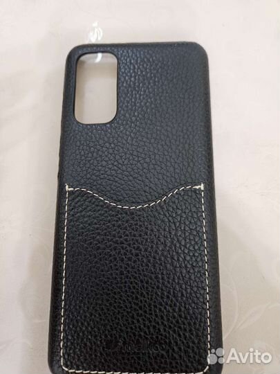 Чехол на samsung s20 натуральная кожа