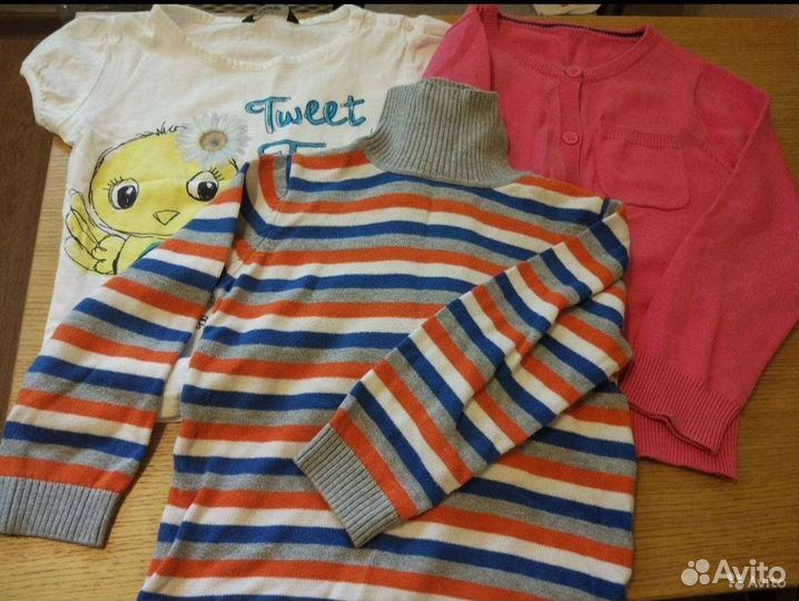 Пакет вещей на девочку 98 104
