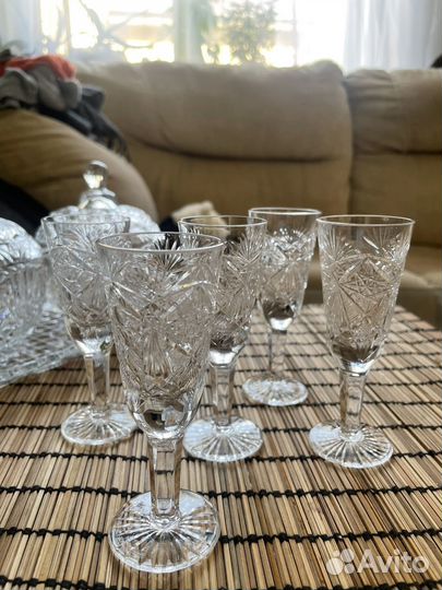 Хрустальные рюмочки СССР