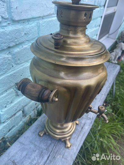 Самовар рюмка. Патина