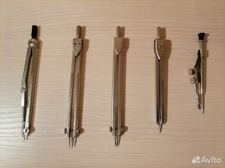 Запчасти для готовальни, циркули, рейсфедеры СССР