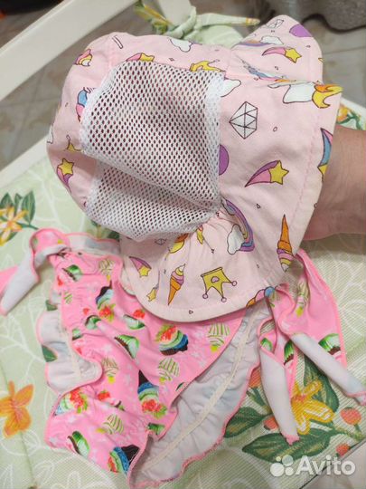 Панама и трусики для купания