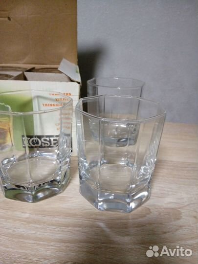 Стаканы для виски и сока набор 6штук
