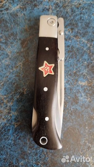 Нож складной финка нквд