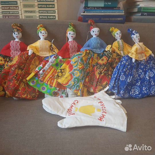 Кукла-грелка и варежка для чаепития у самовара