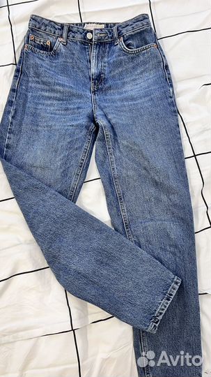 Джинсы zara 34,36 пакетом 4шт