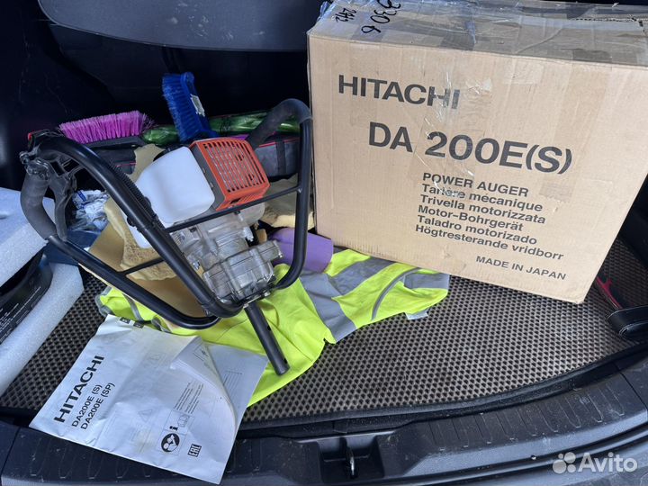 Мотобур hitachi da200 новый