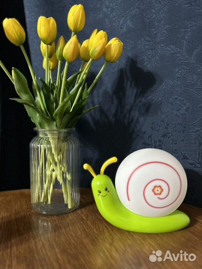 Ночник улитка светильник