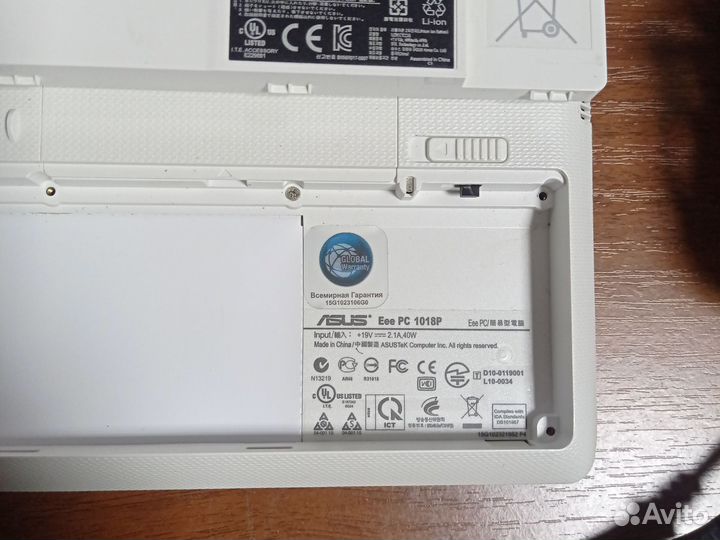 Asus eee pc 1018p