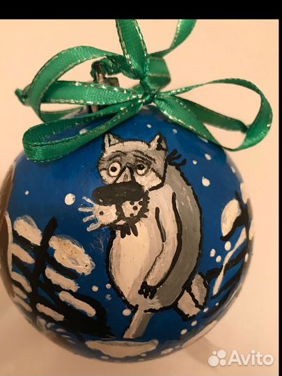 Новогодний шар «Жил-был пёс»