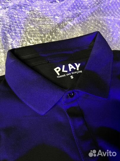 Поло CDG с сердечком