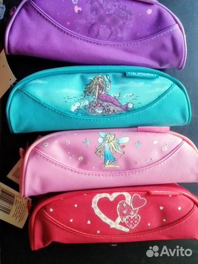 Пенал-косметичка 1 отделение Herlitz