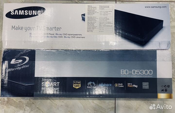 Проигрыватель дисков Blu-ray Samsung BD-D5300