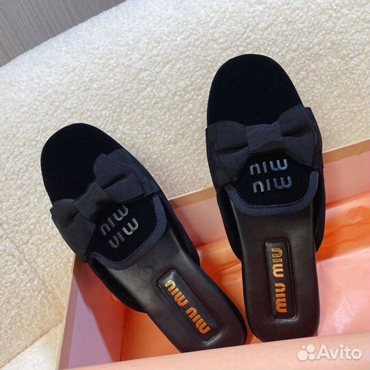 Мюли Miu Miu женские премиум