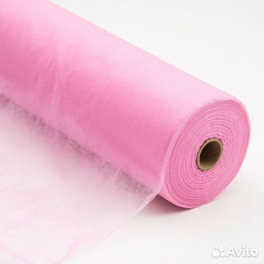 Простыни в рулоне 70*200 Розовые с перфорацией