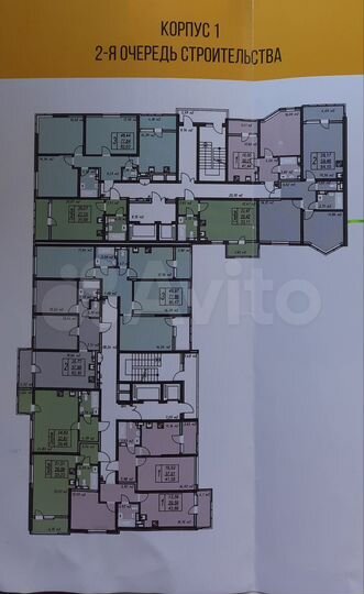 2-к. квартира, 64,4 м², 8/14 эт.