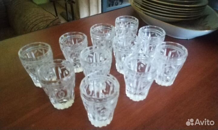 Хрустальные стопки СССР